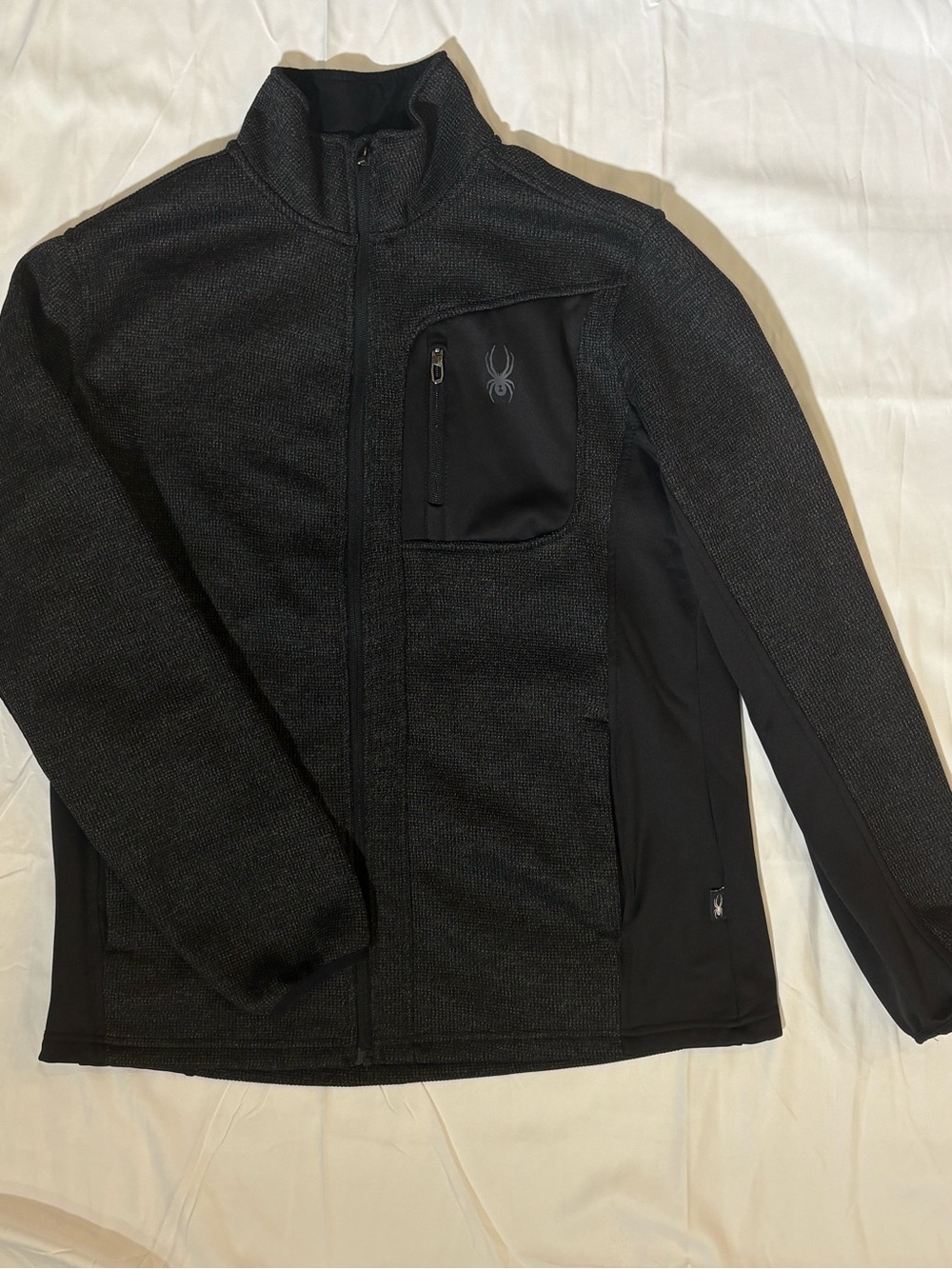 Spyder Men’s Black Performance Full-Zip Jacket